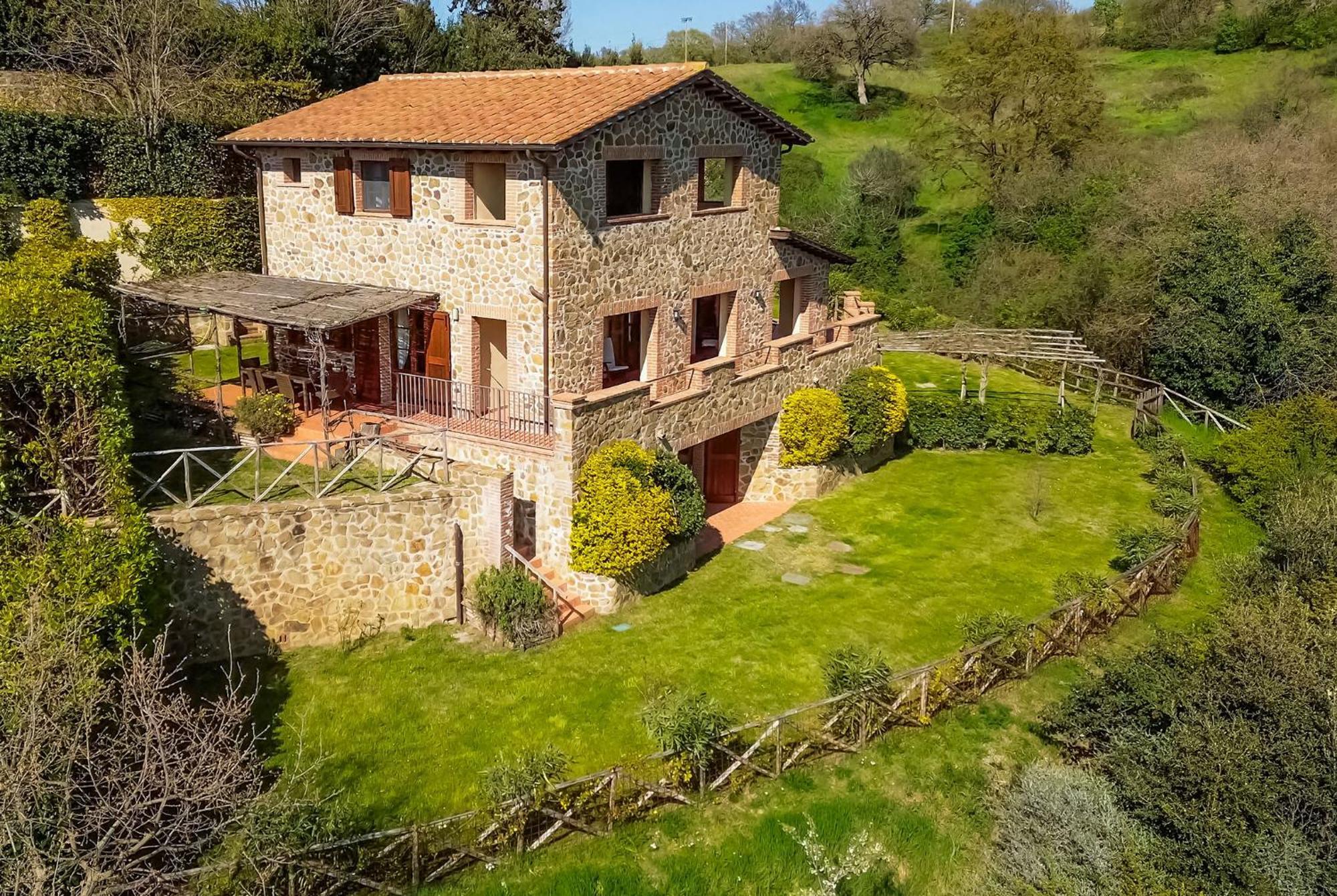 Home With A View In Scansano, Tuscany エクステリア 写真