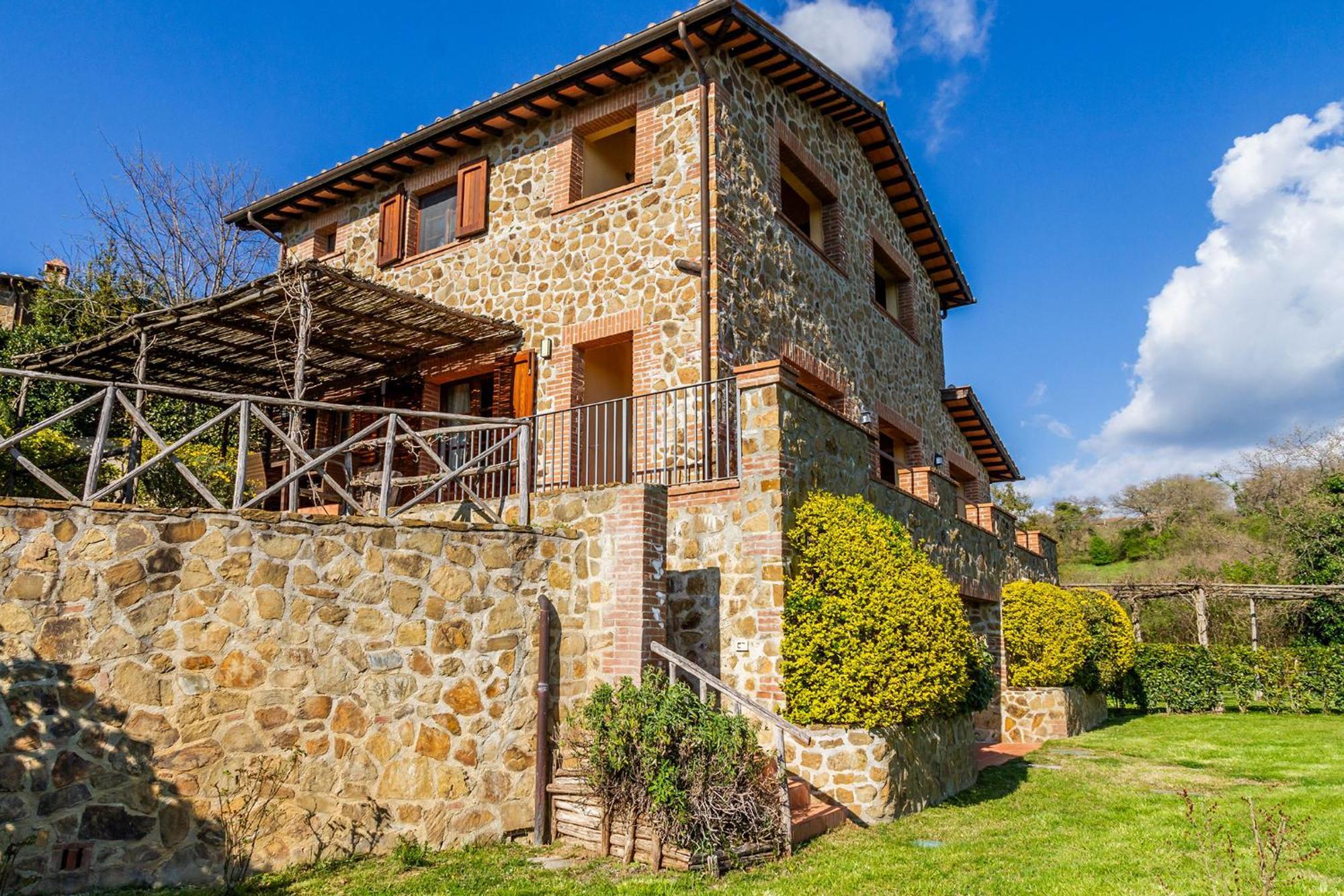 Home With A View In Scansano, Tuscany エクステリア 写真