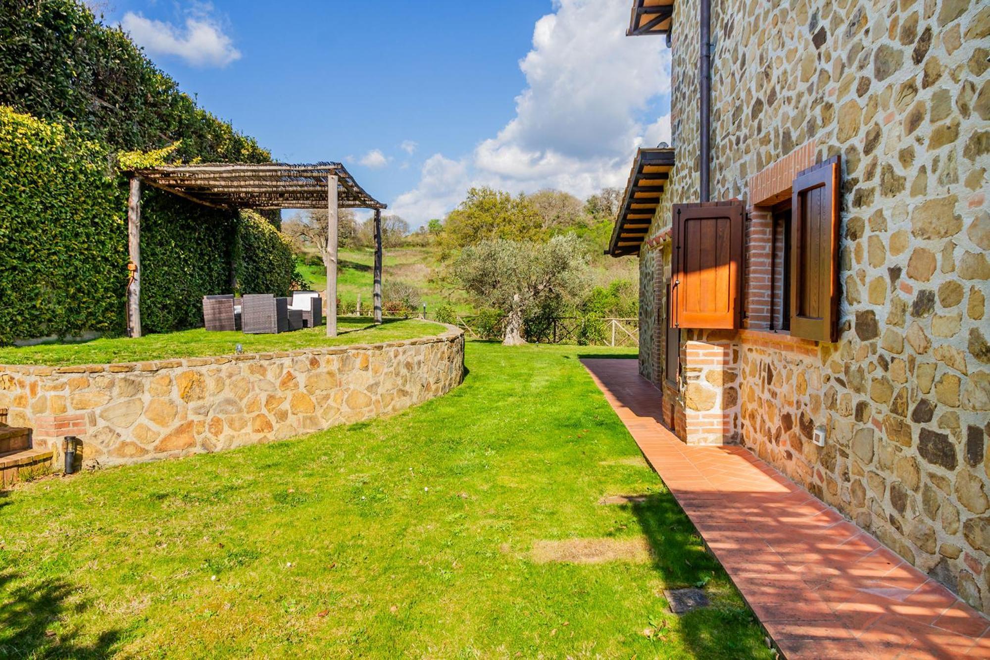 Home With A View In Scansano, Tuscany エクステリア 写真
